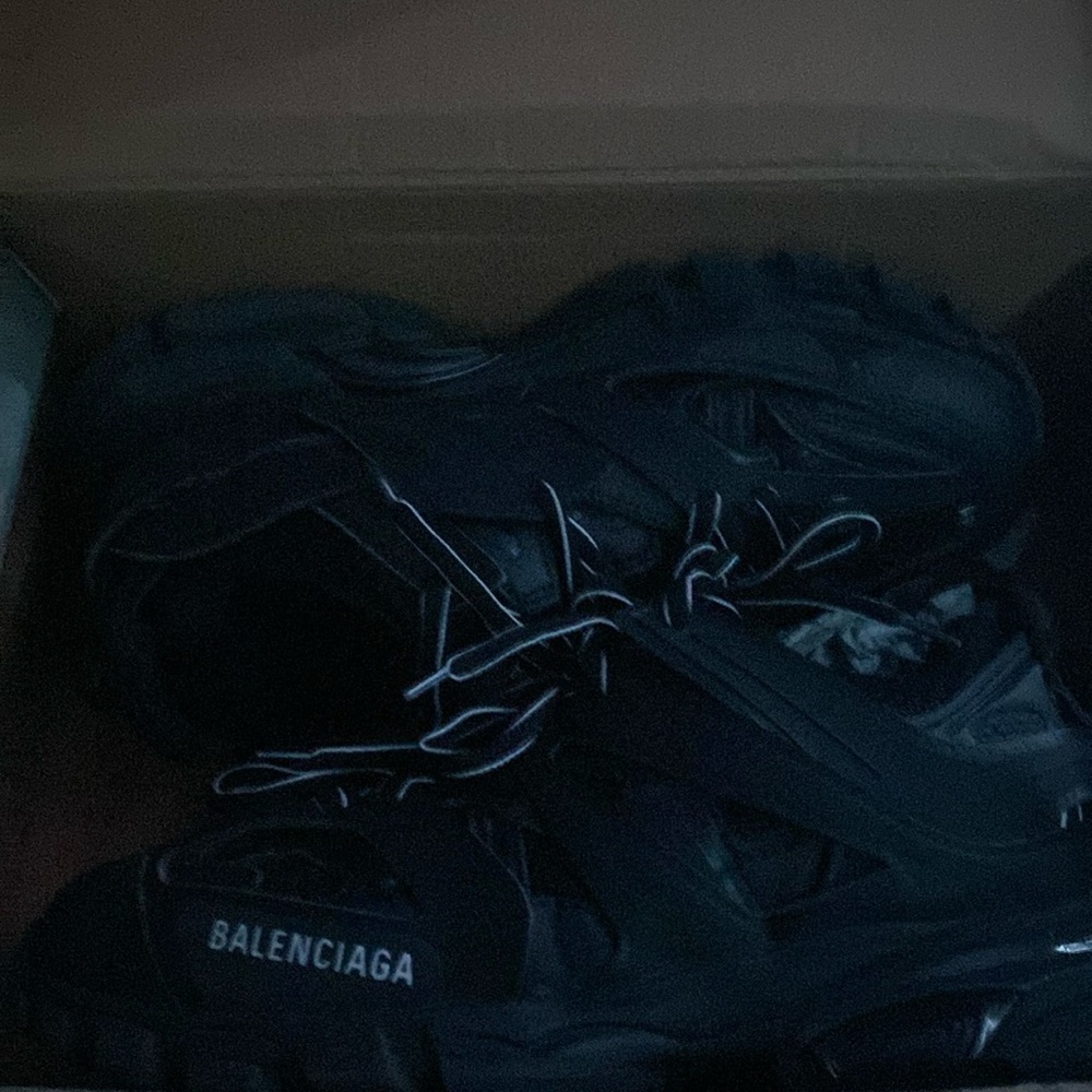 Black Balenciaga tracks